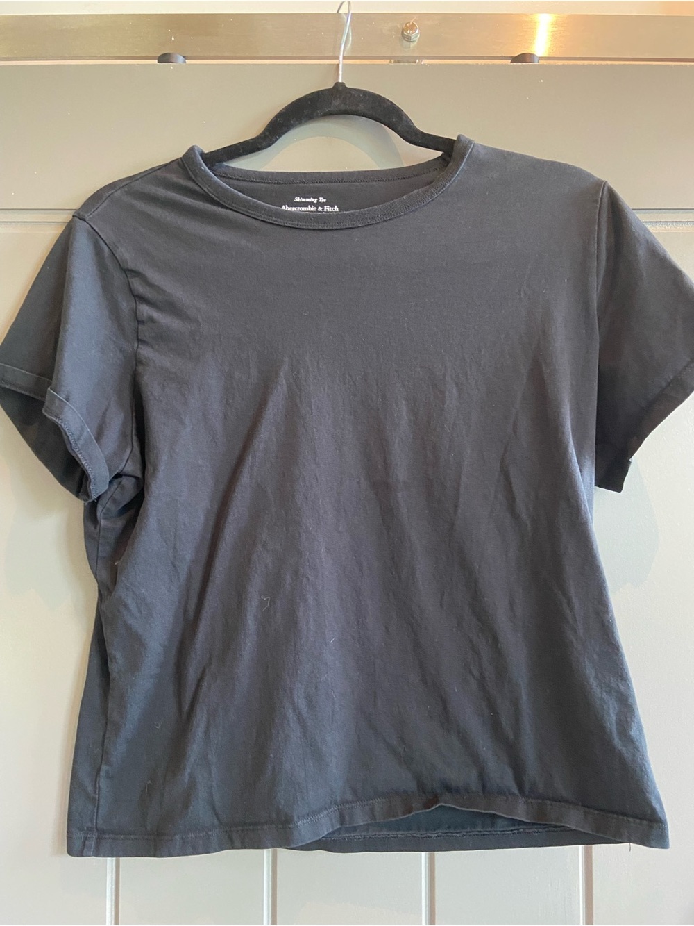 Abercrombie & Fitch Black Short Sleeve Crew Tee